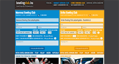 Desktop Screenshot of bowlingclub.hu